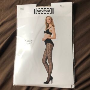 Nancy Wolford lace tights brand new
